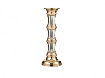AK.JD0028 GOLD KRSTAL MUMLUK 12*12*41cm 